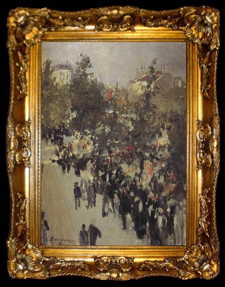 framed  Konstantin Korovin Paris (nn02), ta009-2